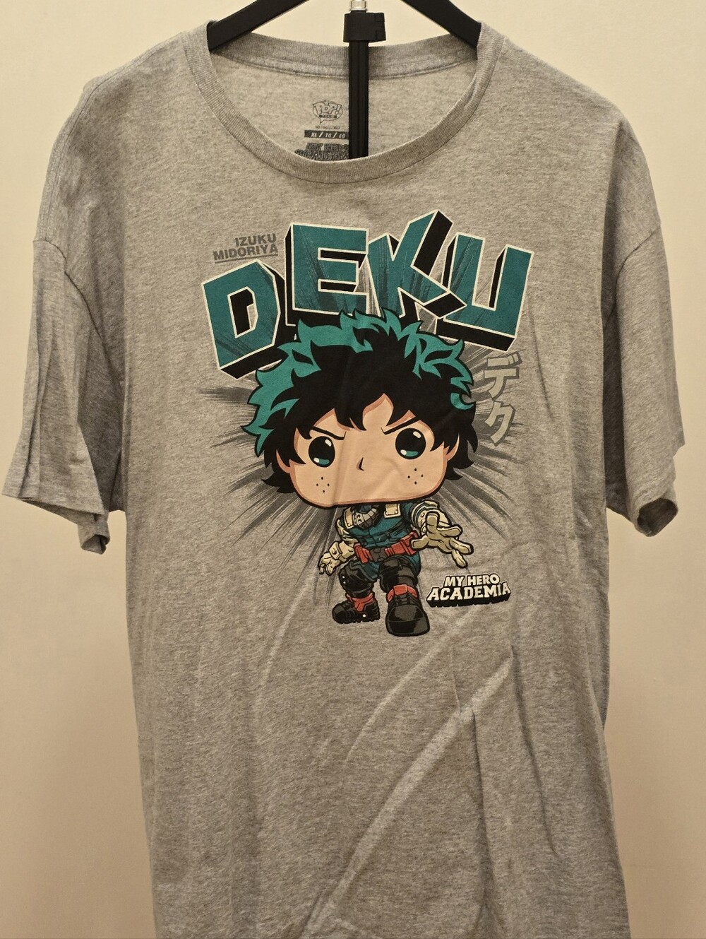 Funko Pop Tshirt My Hero Academia Izuku Midoriya Size XL
